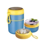 ظرف غذا تیدیمی Tedemei گرد با قاشق 710 میل