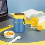 ظرف غذا تیدیمی Tedemei گرد با قاشق 710 میل - تصویر 4