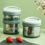 ظرف غذا (لانچ باکس) استیل دو طبقه - تصویر 6