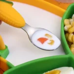 ست 5 تیکه ظرف غذا خوری کودک طرح ذرت - تصویر 4