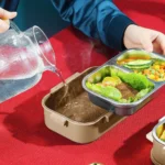 ظرف غذا و لانچ باکس استیل دو طبقه بدوسو Beduso - تصویر 4