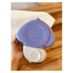 ست 5 تیکه ظرف غذا کودک سیلیکون طرح قارچ - تصویر 4