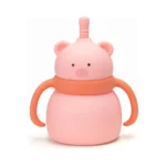 لیوان نی دار سیلیکونی اونلی بی بی only baby حجم 200 میلی لیتر