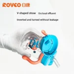 لیوان نی دار رووکو Rovvco مدل ربات 260 میلی لیتر - تصویر 11