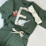 بلوز شلوار دورس دخترانه هارمونی Harmony آستین افتاده - تصویر 4