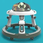 روروئک 3 پایه تاشو بی بی واکر BabyWalker عروسکی گرد - تصویر 2