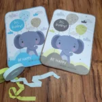 زیرانداز تعویض کودک پشت مخمل نی نی سا Ninisa طرح فیل - تصویر 2