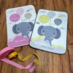 زیرانداز تعویض کودک پشت مخمل نی نی سا Ninisa طرح فیل - تصویر 3