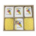 ست بیمارستانی 20 تیکه ژیکالا Zhikala طرح بستنی - تصویر 2