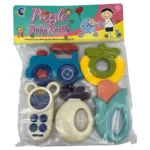 ست جغجغه موبایل پازل بیبی Puzzle Baby Rattle پنج تیکه