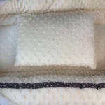 ست سرویس خواب لبه دار 3 تیکه رنگ کرم - تصویر 4