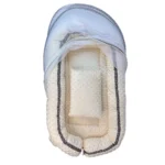 ست سرویس خواب لبه دار 3 تیکه رنگ کرم - تصویر 2