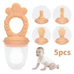 ست میوه خوری و مسواک سیلیکونی