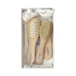 شانه برس 3 تیکه کودک کیدیلو Kidilo چوبی - تصویر 2