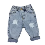 شلوار جین زاپ دار بچگانه زارا Zara آبی