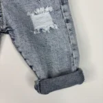 شلوار جین زاپ دار بچگانه زارا Zara آبی - تصویر 5