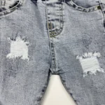 شلوار جین زاپ دار بچگانه زارا Zara آبی - تصویر 4