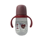 شیشه شیر دسته دار مامزی Momeasy حجم 360 میلی لیتر طرح دار - تصویر 3