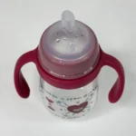 شیشه شیر دسته دار مامزی Momeasy حجم 360 میلی لیتر طرح دار - تصویر 4