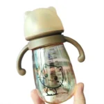 شیشه شیر گیاهی دسته دار دودانر Dudaner  حجم 240 میلی لیتر - تصویر 2