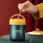 ظرف غذا و لانچ باکس گارمت Gourmet دسته دار 500 میل - تصویر 3