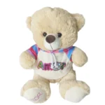 عروسک دخترانه خرسی رنگ کرم