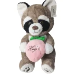 عروسک پسرانه راکون رنگ طوسی - تصویر 2