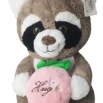 عروسک پسرانه راکون رنگ طوسی - تصویر 3