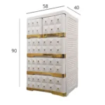 فایل (دراور) کشویی نگینی الوند پلاستیک کد 734 - تصویر 3