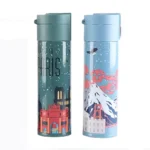 فلاسک سرد و گرم 400 میلی لیتر طرح کریسمس - تصویر 2