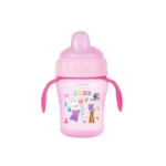 لیوان دسته دار و نی دار طرح حیوانات حجم 240 میلی لیتر - تصویر 2