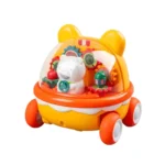 ماشین اسباب بازی کودک چرخ دنده ای طرح خرس