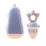 میوه خوری نوزاد مدل دسته پنجه سبز و آبی