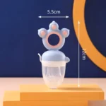 میوه خوری نوزاد مدل دسته پنجه سبز و آبی - تصویر 4