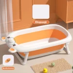 وان حمام تاشو نوزاد طرح گربه نارنجی - تصویر 2