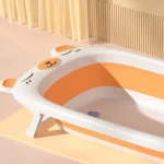 وان حمام تاشو نوزاد طرح گربه نارنجی - تصویر 7