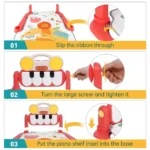 پارک بازی بلوتوثی موزیکال هانگر Huanger طرح حیوانات - تصویر 5
