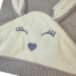 پتو دورپیچ مخمل ایسل Aysel طرح خرگوش - تصویر 3