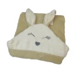 پتو دورپیچ مخمل ایسل Aysel طرح خرگوش - تصویر 4