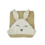 پتو دورپیچ مخمل ایسل Aysel طرح خرگوش - تصویر 2