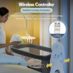 گهواره تخت برقی نوزاد طرح سگ قابل حمل - تصویر 9