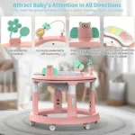 روروئک چهار پایه نوزاد مدل متحرک گرد (360 درجه) - تصویر 6