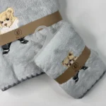 ست حوله استخری بی بی کرون Baby Crown طرح خرس - تصویر 2