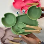 ظرف غذا سیلیکونی 3 تیکه طرح خرچنگ - تصویر 10