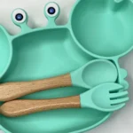 ظرف غذا سیلیکونی 3 تیکه طرح خرچنگ - تصویر 7