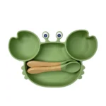 ظرف غذا سیلیکونی 3 تیکه طرح خرچنگ - تصویر 8