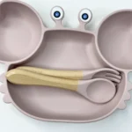 ظرف غذا سیلیکونی 3 تیکه طرح خرچنگ - تصویر 4