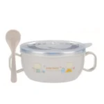 ظرف غذا (لانچ باکس) استیل طرح خرس - تصویر 3