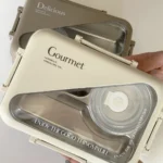 ظرف غذا کودک (لانچ باکس) مستطیل - تصویر 3