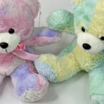 عروسک خرس نشسته آبرنگی 20 سانتی خارجی - تصویر 7